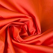 Материалы для творчества handmade. Livemaster - original item Fabric: Cotton with elastane bright orange. Handmade.