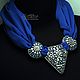 Necklace Classic Blue (388) designer jewelry. Necklace. Svetlana Parenkova (parenkova). My Livemaster. Фото №4