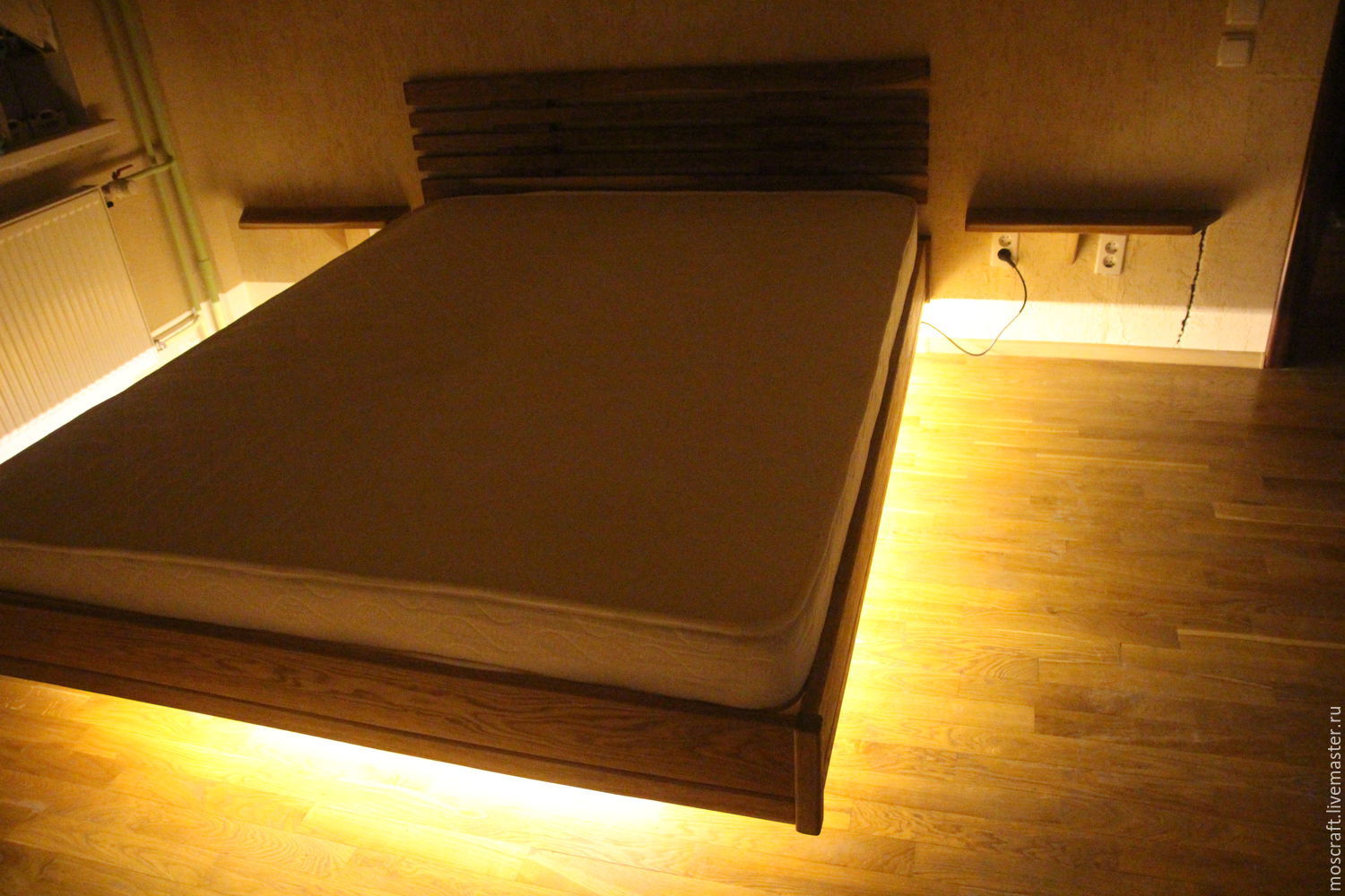 Фото парящей кровати с подсветкой фото