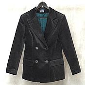 Одежда handmade. Livemaster - original item Women`s double-breasted jacket, corduroy, cotton. Handmade.