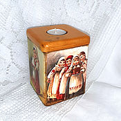 Для дома и интерьера handmade. Livemaster - original item Candle holder-Easter box. Handmade.