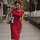 Deccolo red. Платья. Strygina (Strygina). Ярмарка Мастеров.  Фото №6