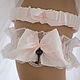 Copy of Copy of Garter for the bride's wedding "Maroon", Garter, Moscow,  Фото №1