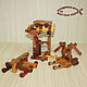 Game Set Wooden Designer Dreamer. Play sets. Wooden toys from grandfather Andrew. Online shopping on My Livemaster.  Фото №2
