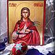 Stephanida Of Damascus . Icon of the Holy Martyr. Icons. Peterburgskaya ikona.. Интернет-магазин Ярмарка Мастеров.  Фото №2