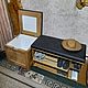 Обувница  из дерева  с  мягким  сидением  и  пуфиком. Обувницы. Mebel-v-interere. Ярмарка Мастеров.  Фото №4