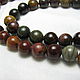 Picasso Jasper 8mm smooth bead. Beads1. Elena (luxury-fittings). Online shopping on My Livemaster.  Фото №2