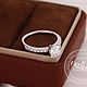 Золотое кольцо с бриллиантами 1.3 карата. Кольцо помолвочное. FROLOF JEWELRY. Интернет-магазин Ярмарка Мастеров.  Фото №2