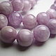 Kunzite (Spodumen) 12 mm, 14 mm smooth ball. Beads1. Elena (luxury-fittings). My Livemaster. Фото №5