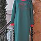 Dress made of knitwear sandwich 'Rose '. Dresses. Olga Lado. Online shopping on My Livemaster.  Фото №2