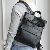 Сумки и аксессуары handmade. Livemaster - original item Leather backpack for men 