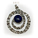 Silver pendant with lapis lazuli. Pendants. BOR.N | avtorskoe serebro. Online shopping on My Livemaster.  Фото №2