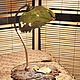 Table lamp `Oak leaves and acorns`. Openwork ceramic and ceramic flowers Elena Zaichenko
