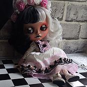 Куклы и игрушки handmade. Livemaster - original item Jointed doll: The Blythe doll.Custom.The White Queen. Handmade.