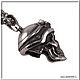 Moto Skull pendant No. 8 stainless steel 316L. Pendant. atelier666. Online shopping on My Livemaster.  Фото №2