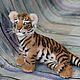 Order Tiger cub 'Sherry' (read the status). Anna Petinati- Live toys handmade. Livemaster. . Stuffed Toys Фото №3