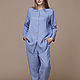 Linen pajamas. 100% linen. Softened. Combination. EcoLini. Online shopping on My Livemaster.  Фото №2