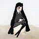 Уэнсдей кукла, кукла пони, Wednesday, кукла в подарок, Addams. Куклы и пупсы. Куклы и Единороги Victoria_Kenik. Ярмарка Мастеров.  Фото №10