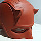 Шлем Сорвиголова Мэтт Мёрдок герой комикса Марвел Daredevil helmet. Маски персонажей. Качественные авторские маски (Magazinnt). Ярмарка Мастеров.  Фото №4
