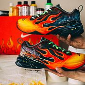Обувь ручной работы. Ярмарка Мастеров - ручная работа Custom painting of Fast and Furious sneakers. Customization of shoes. Handmade.