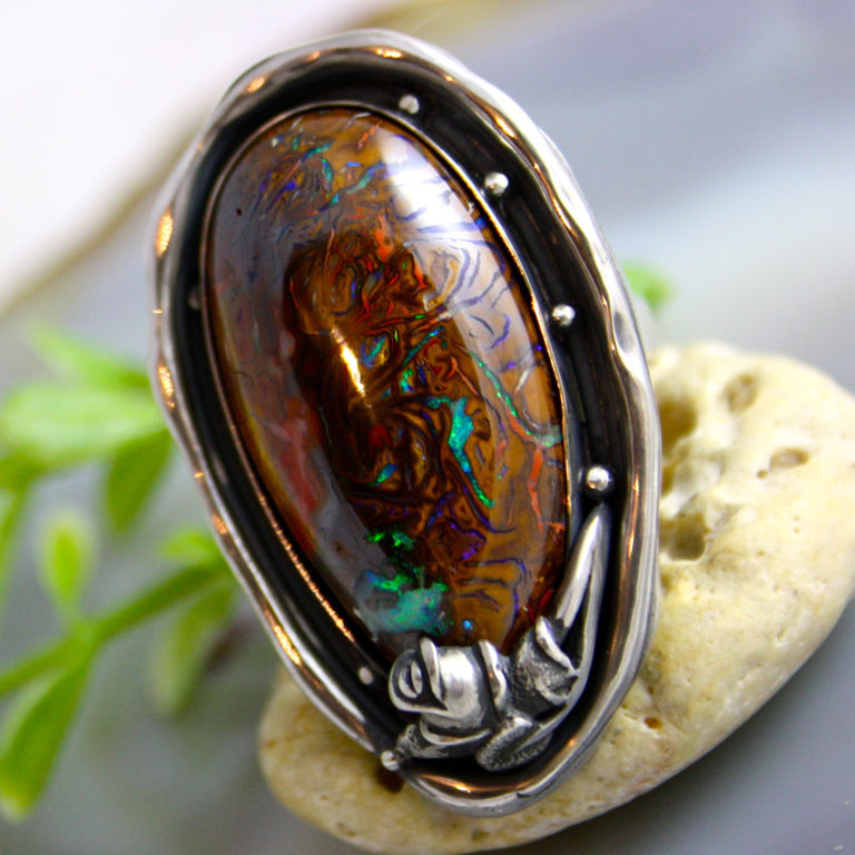 boulder opal jewellery