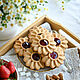 Gingerbread shape Kurabye flower. gingerbread Board. Form. Texturra (texturra). Интернет-магазин Ярмарка Мастеров.  Фото №2
