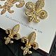 Винтаж: Винтажный комплект Fleur De Lis  ( клипсы и брошь) Joan Rivers. Броши винтажные. Vintageka58. Ярмарка Мастеров.  Фото №5