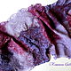 felted scarf-necklace 'lilac In the distance..'. Wraps. Komarova Galina rusvoilok. Online shopping on My Livemaster.  Фото №2