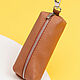 Leather Housekeeper Barrel Key Case. Housekeeper. Leather Collection. My Livemaster. Фото №4