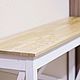 Order Table-Console made of solid wood: pine/ larch (handmade). WoodHistory WorkShop. Livemaster. . Tables Фото №3
