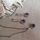 Комплект "Адель". Натуральный Аметист, серебро. Комплекты украшений. Tatyana's Jewelry for the soul. Ярмарка Мастеров.  Фото №6