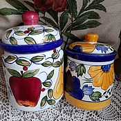 Винтаж handmade. Livemaster - original item Kitchen utensils vintage: Ceramic jars Italy.. Handmade.