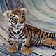 Tiger cub 'Sherry' (read the status). Stuffed Toys. Anna Petinati- Live toys handmade. My Livemaster. Фото №5