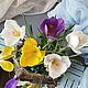 Крокусы из холодного фарфора. Композиции. Lovely flower. Ярмарка Мастеров.  Фото №6