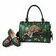 Set of leather bag and moccasins 'Cheetah'. Moccasins. Pelle Volare. Online shopping on My Livemaster.  Фото №2