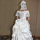 Historical wedding dress with bustle. Dresses. Gleamnight bespoke atelier. My Livemaster. Фото №6