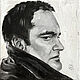  Quentin Tarantino oil portrait on canvas 20h20cm. Pictures. myfoxyart (MyFoxyArt). Online shopping on My Livemaster.  Фото №2