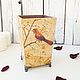 Wooden vase with birds. Vases. MissDecoupage. Online shopping on My Livemaster.  Фото №2