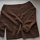 Knitted brown 'Milk chocolate' jumper open shoulders. Jumpers. SolarisArtis. Online shopping on My Livemaster.  Фото №2