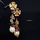 Серьги FLOWERS    УК0028, Серьги-кисти, Ростов-на-Дону,  Фото №1