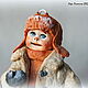 Cotton Christmas tree toy Petya (sold). Interior doll. Goog attik Laura 9437. My Livemaster. Фото №4