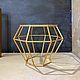 Заказать Стол журнальный BRILLIANT. BULL WULL FURNITURE. Ярмарка Мастеров. . Столы Фото №3