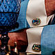 Cufflinks: Marseille. Swarovski Crystal. Color Bermuda. Cufflinks for men. Cuff Links. LADY-LIZA jewelry shop. My Livemaster. Фото №4