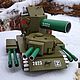 Танк из мультфильма. Гаджеты для дома. Катерина и Алексей (AKM17T). Ярмарка Мастеров.  Фото №6