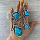 Кулон с бирюзой из серебра 925 пробы. Кулон. Shahinian Jewelry. Ярмарка Мастеров.  Фото №6