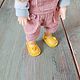 Sandals for doll ob11 color - lemon 18mm. Clothes for dolls. Olga Safonova. My Livemaster. Фото №4