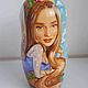 Матрешка с шаржем. Подарок девушке. Народные сувениры. ArtSandra. Ярмарка Мастеров.  Фото №4