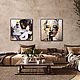 Диптих «Мёд». Картины. ART BOUTIQUE. Ярмарка Мастеров.  Фото №4