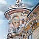 "Palazzo del Faro, Architecture datails" /оформлена/, Картины, Москва,  Фото №1