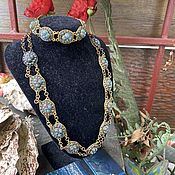 Винтаж handmade. Livemaster - original item I want it like Frida`s! Necklace and bracelet. Nepal. Handmade.